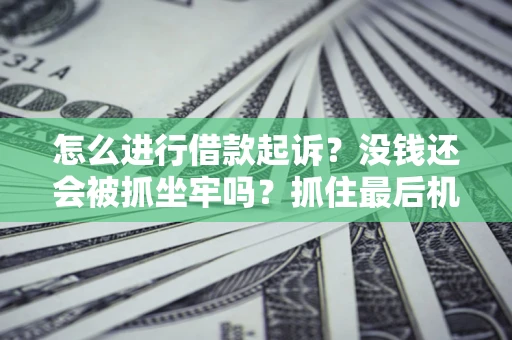 济南怎么进行借款起诉？没钱还会被抓坐牢吗？抓住最后机会！