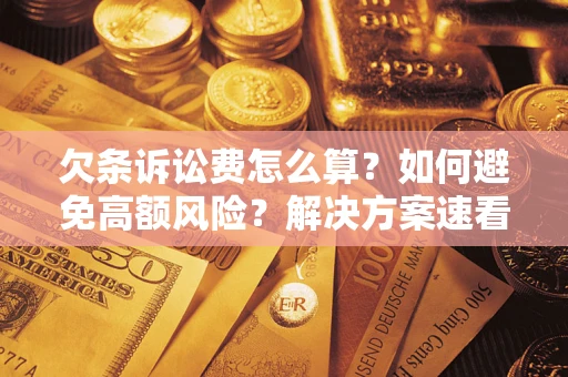 济南欠条诉讼费怎么算？如何避免高额风险？解决方案速看！