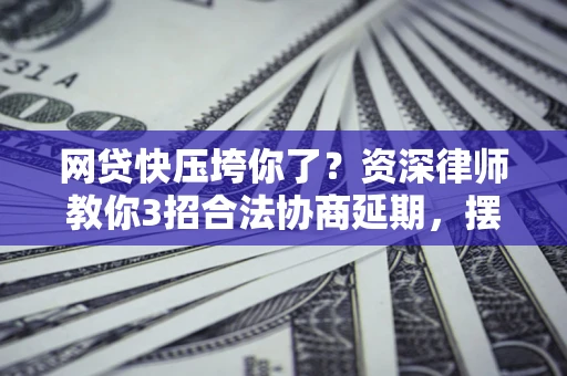 济南网贷快压垮你了？资深律师教你3招合法协商延期，摆脱暴力催收！