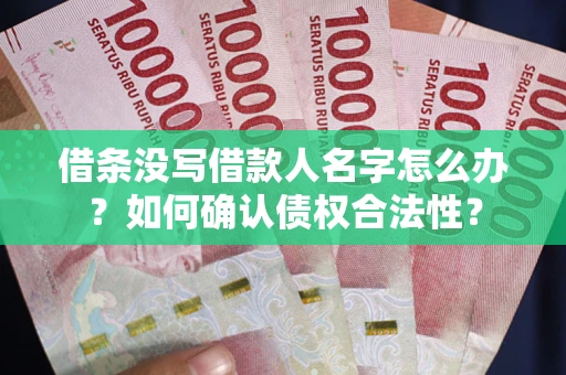 济南借条没写借款人名字怎么办？如何确认债权合法性？