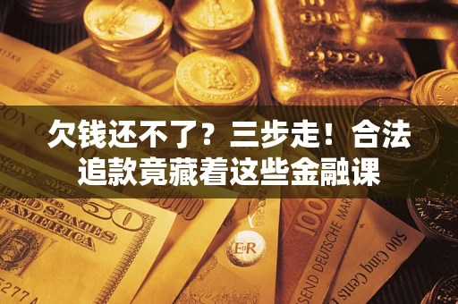 济南欠钱还不了？三步走！合法追款竟藏着这些金融课