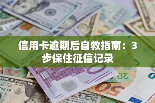 济南信用卡逾期后自救指南：3步保住征信记录
